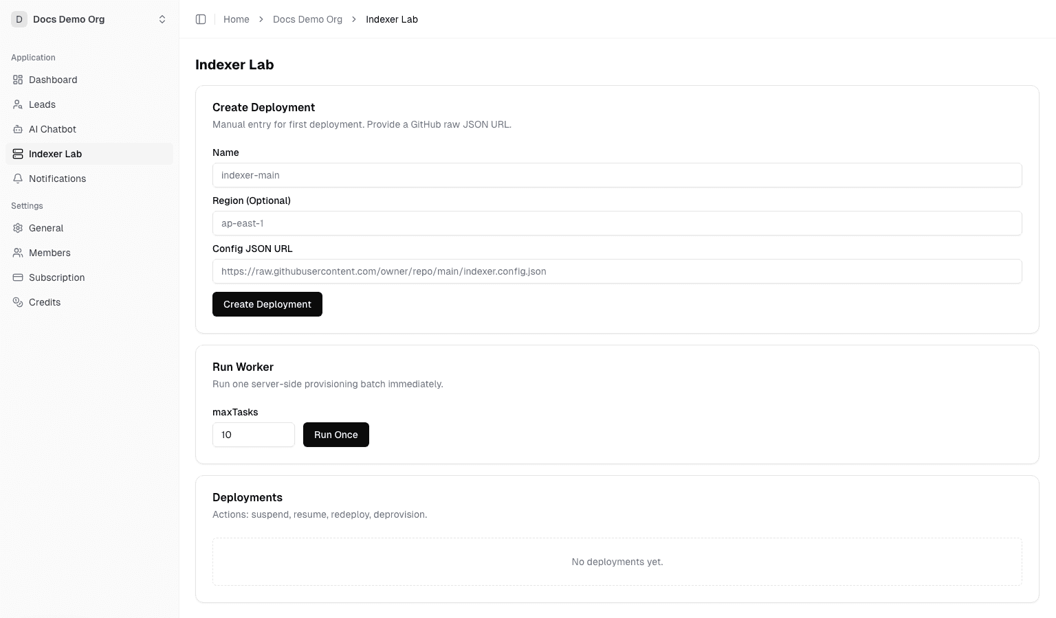 Managed Indexer + GraphQL